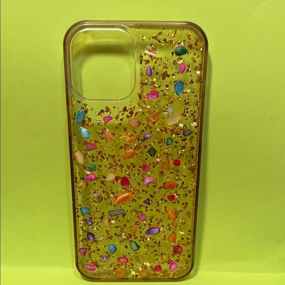 Colorful Stone Glitter iPhone 12 Pro Max Case